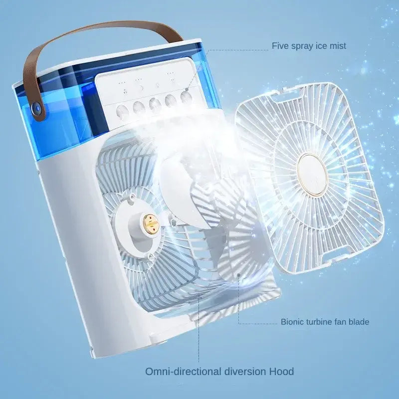 Portable 3-Speed Air Cooler & Humidifier