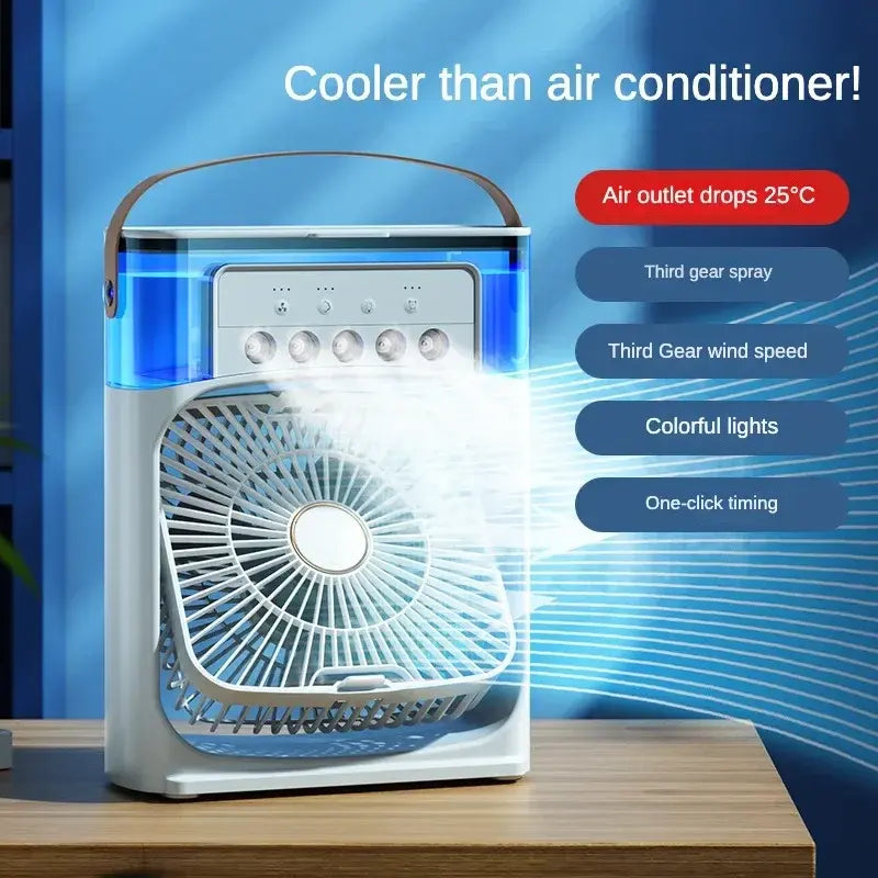 Portable 3-Speed Air Cooler & Humidifier